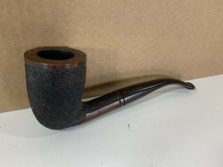 Vintage Hand Cut Corsica Made In Denmark Briar Wood Smoking Pipe Estate