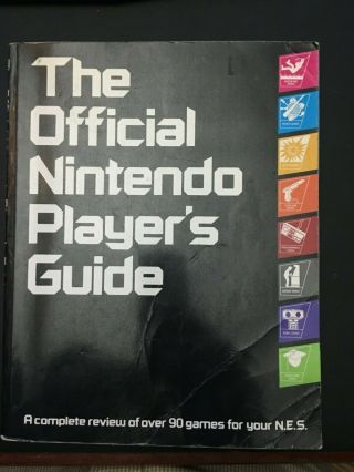 Nintendo Nes The Official Nintendo Players Guide 1987 Vintage