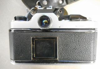 Vintage Nikon FM SLR Camera with Strap Lens Series E 50mm 1:1.  8 4