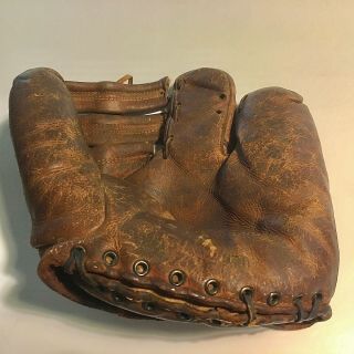 Vintage Wilson Two Fingers Baseball Glove Two Fingers Here 1940 