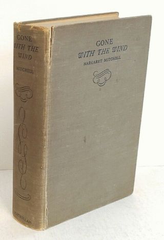 Mitchell Gone With The Wind First Edition 2nd Printing June 1936