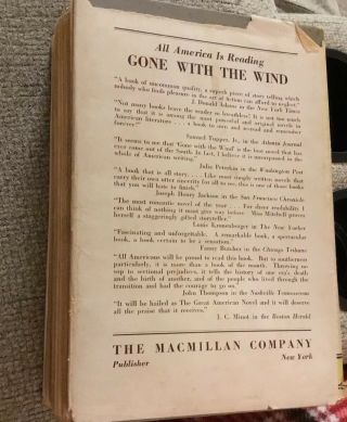 Gone With The Wind Vintage 1937 Book 2