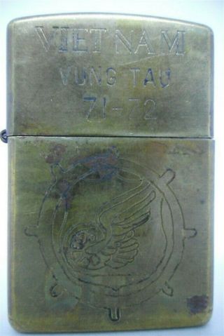 Vietnam War Zippo Lighter Vung Tau 71 72 Vintage