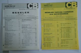 Beseler Topcon Accessories Cameras D - 1 D Auto 100 Vintage Folder 1967 3