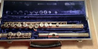 W.  T.  Armstrong Vintage Student Flute W/ Case