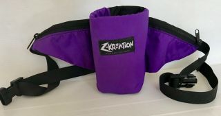 Vintage Z - Kreation Boulder Co Purple Water Bottle Fanny Pack Waist Bag Euc