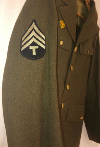 AUTHENTIC Vintage WW2 Army Jacket Size 37 R (1942) 6