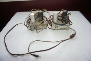 (2) Ge Upx - 003b Phono Microphone Preamplifier 6sc7 Tube Pre Amp