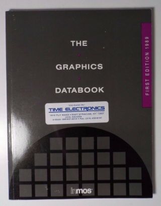 1989 Inmos Graphics Databook Ims G171 Ims G176,