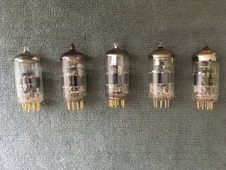 5x E88cc Tubes Siemens Tesla Mullard - - 6922 Cv2492 6dj8 Cca Ecc88