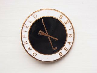 Hunting OAKFIELD BEAGLES Vintage Badge 2