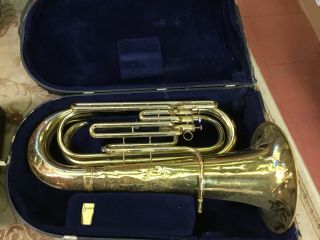 Vintage Blessing Usa Tenor / Alto Horn In Case S/n 03969