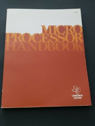 Vintage 1975 Ti Texas Instruments Micro Processor Handbook