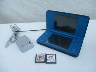 Vintage Nintendo Ds Xl Video Game System,  2 Games No Charger Nintendo