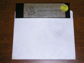 Archiver / Editor Happy Ver.  - Please Read B4 Buying - Orig Disk - Atari 800/xl/xe