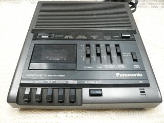 Panasonic Rr930 Desktop Microcassette Transcriber Recorder Machine Unit Only Vtg