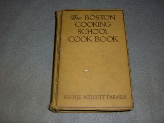 Vintage The Boston Cooking School Cook Book Fannie Farmer 1930 Early Edition 2