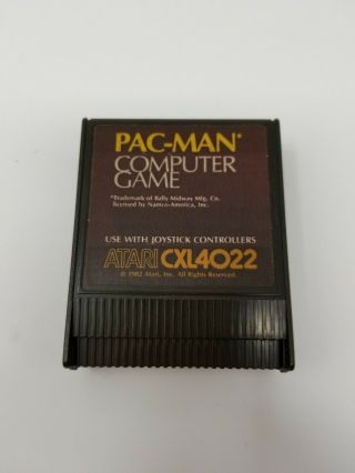 Pac - Man Game Cartridge For Atari 400/800/xl/xe &