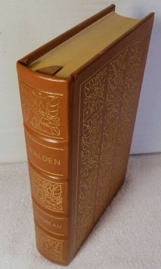 Walden - Henry David Thoreau (1981 Leather,  Easton Press)