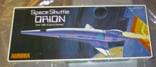 Aurora Orion Shuttle 2001 A Space Odyssey 1975 Vintage Model Kit Mib