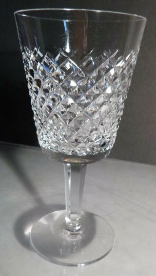 Vintage Waterford Crystal Alana (1952 -) Water Goblet 7 " Made Ireland