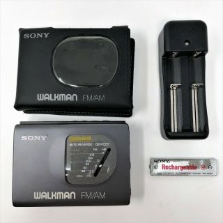 Vintage Sony Walkman Wm - Fx50 Fm/am Radio Cassette Player For Parts/repair