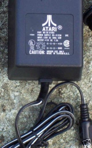 Xl/xe Power Supply Ac Adapter 1.  5a Atari Ver 3