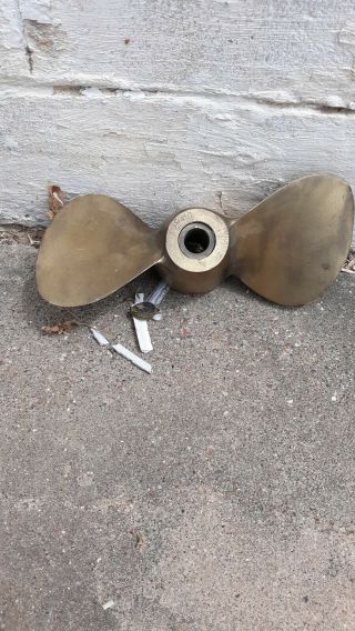 Vintage Outboard Propeller Ajc - 410 8.  5 X 11.  5 Pitch