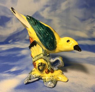5 " Vintage Stangl Pottery " Yellow Warbler” Bird Figurine 3447 Rguc