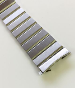Seiko Vintage Stainless Steel Men ' s Watch Band 18.  5mm 2