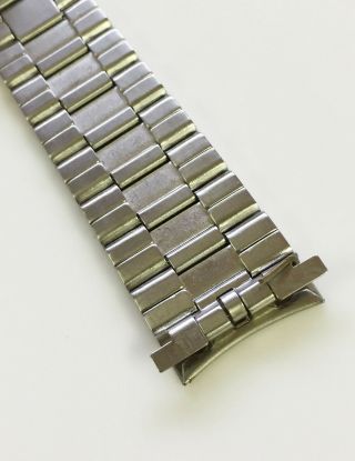 Seiko Vintage Stainless Steel Men ' s Watch Band 18.  5mm 3