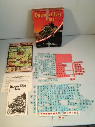 Vintage 1981 Avalon Hill Microcomputer Game - - Dnieper River Line Incomplete