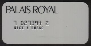Vintage Palais Royal Stores In Texas Princess Size Merchant Credit Card