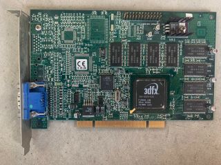 3dfx Voodoo 3 2000 16mb Sgram Vintage Pci Video Card - Untested/unknown Condtn