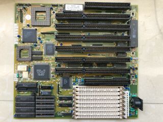 386 Motherboard,  Amd 386dx - 40 Cpu,  Opti Chipset