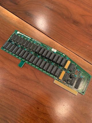Apple Iigs 256kb Ram Memory Expansion Card 670 - 0025 - A 820 - 0166 - B Fully Populated