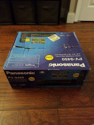 Panasonic Vcr Vhs Player Pv - 9450 4 Head Hi - Fi Stereo Video Cassette Vhs Recorder