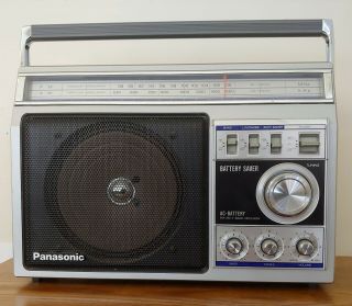 Panasonic Rf - 1401d Portable Fm - Am 2 - Band Receiver Vintage Rado Small Boombox