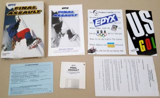 Final Assault ©1988 Epyx Game For Commodore Amiga 500 600 1200 2000 3000 4000