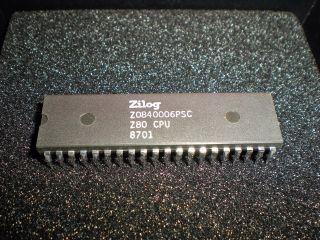 Zilog Z80 Z - 80 Cpu Chip Z0840006psc.  Older Stock Ic.