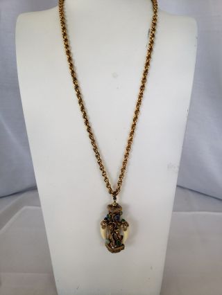 Vintage Kenneth Lane Necklace And Pendant