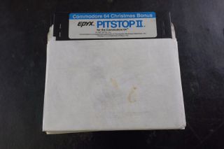 Epyx Pitstop Ii Game For Commodore 64 - 5.  25 Media
