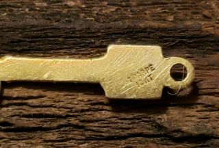 Vintage 10KT Gold Key Charm by Tharpe 2