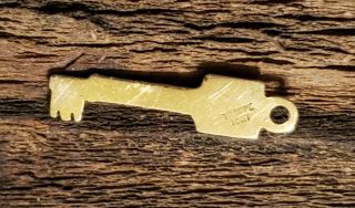 Vintage 10KT Gold Key Charm by Tharpe 5