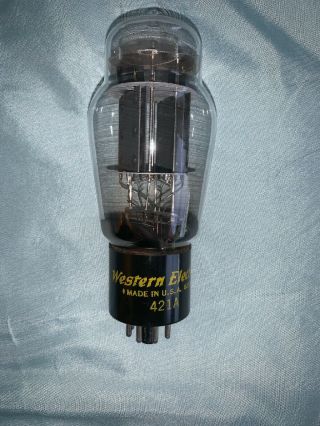 Western Electric 421a Vacuum Tube Code 6352,  500 Hours,  But Not