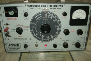 Sprague TCA - 1 Transfarad Capacitor Analyzer 2