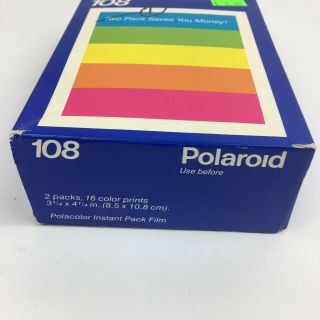 Polaroid Polacolor 108 Instant Pack Film 1 Pack 5