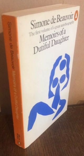 Memoirs Of A Dutiful Daughter (simone De Beauvoir - Vintage Penguin) Vgc