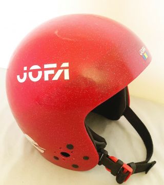 Vintage Jofa Helmet Hockey Red Men’s Small Batch 20 3/98 Vg