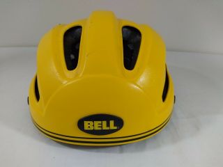Vintage 1990 BELL V1 PRO BICYCLE HELMET Yellow 2